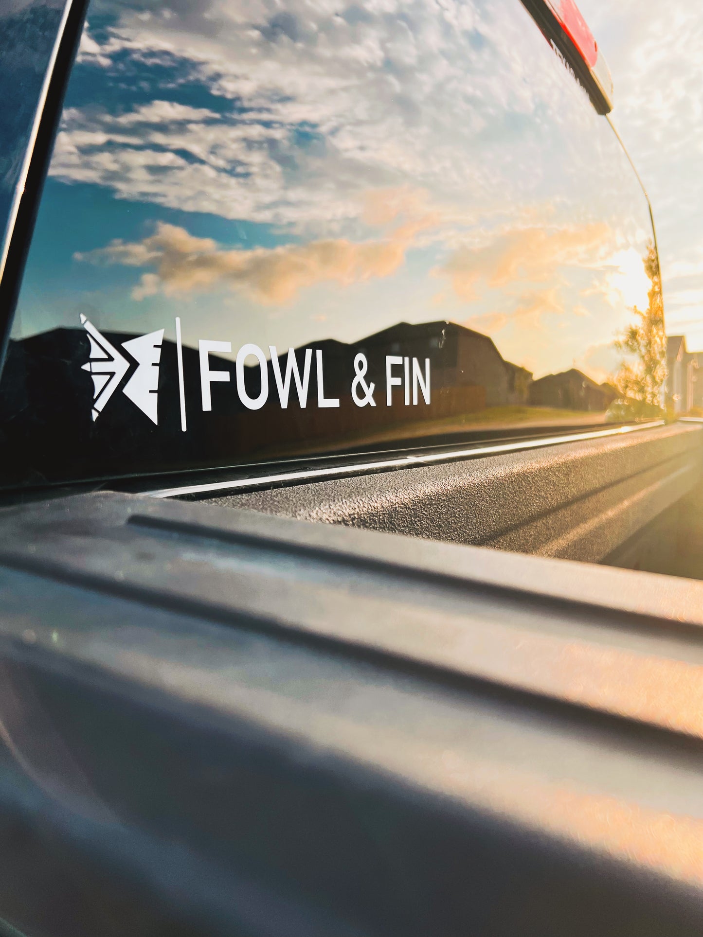 12” FOWL & FIN DECAL