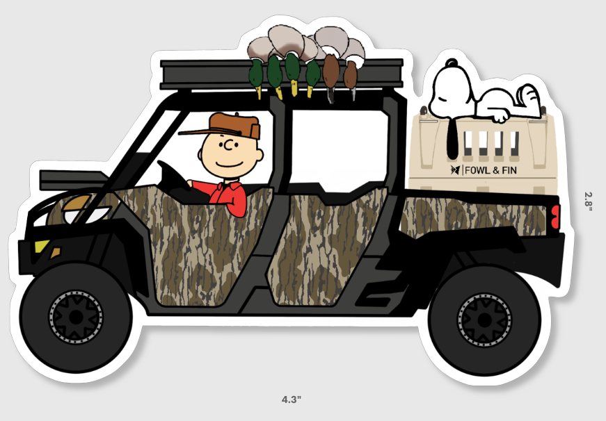 "CHARLIE B & SNOOPY" - Sticker